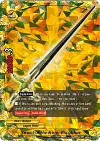 Sword of the King, Excalibur - Darkness Fable - Future Card BuddyFight card