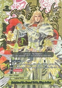 Knights of the Round Table, King Arthur (SP) - Darkness Fable - Future Card BuddyFight card