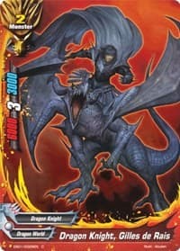 Dragon Knight, Gilles de Rais - Immortal Entities - Future Card BuddyFight card
