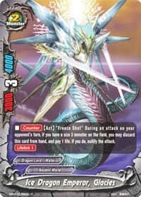 Ice Dragon Emperor, Glacies - Immortal Entities - Future Card BuddyFight card