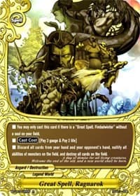 Great Spell, Ragnarok - Darkness Fable - Future Card BuddyFight card