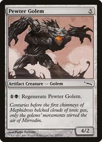 Pewter Golem - Mirrodin - Magic: The Gathering card