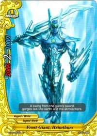 Frost Giant, Hrimthurs - Darkness Fable - Future Card BuddyFight card