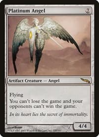 Platinum Angel - Mirrodin - Magic: The Gathering card