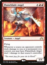 Flameblade Angel - Unique and Miscellaneous Promos - Magic: The Gathering card