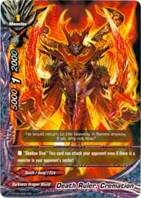 Death Ruler, Cremation - Darkness Fable - Future Card BuddyFight card