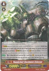 Thunderbolt Shockwave Colossus (Foil) - G-Start Deck 1: Odyssey of the Interspatial Dragon - Cardfight Vanguard card
