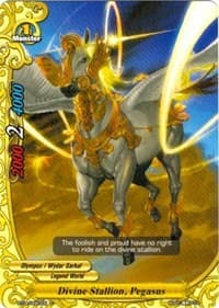 Divine Stallion, Pegasus - Darkness Fable - Future Card BuddyFight card