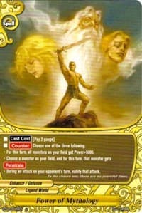 Power of Mythology - Darkness Fable - Future Card BuddyFight card