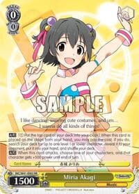 Miria Akagi - The iDOLM@STER Cinderella Girls - Weiss Schwarz card
