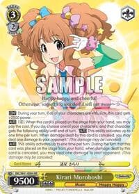 Kirari Moroboshi - The iDOLM@STER Cinderella Girls - Weiss Schwarz card