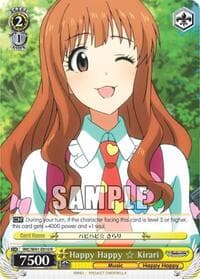 Happy Happy Kirari - The iDOLM@STER Cinderella Girls - Weiss Schwarz card