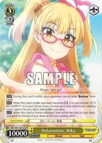 Dekoration, Rika (SR) - The iDOLM@STER Cinderella Girls - Weiss Schwarz card