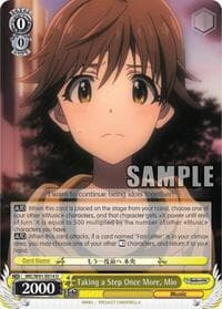 Taking a Step Once More, Mio - The iDOLM@STER Cinderella Girls - Weiss Schwarz card