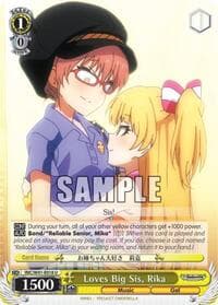 Loves Big Sis, Rika - The iDOLM@STER Cinderella Girls - Weiss Schwarz card