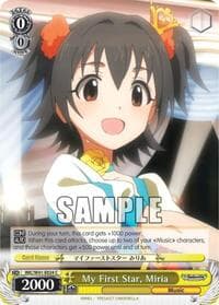 My First Star, Miria - The iDOLM@STER Cinderella Girls - Weiss Schwarz card
