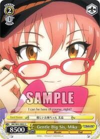 Gentle Big Sis, Mika - The iDOLM@STER Cinderella Girls - Weiss Schwarz card