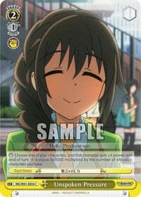 Unspoken Pressure - The iDOLM@STER Cinderella Girls - Weiss Schwarz card