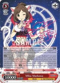 Miku Maekawa (SP) - The iDOLM@STER Cinderella Girls - Weiss Schwarz card