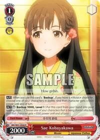 Sae Kobayakawa - The iDOLM@STER Cinderella Girls - Weiss Schwarz card