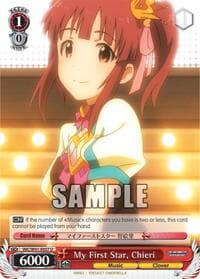 My First Star, Chieri - The iDOLM@STER Cinderella Girls - Weiss Schwarz card