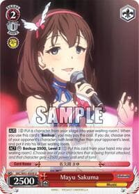 Mayu Sakuma - The iDOLM@STER Cinderella Girls - Weiss Schwarz card