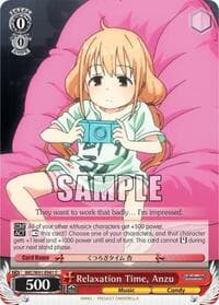 Relaxation Time, Anzu - The iDOLM@STER Cinderella Girls - Weiss Schwarz card