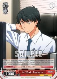 At Work, Producer - The iDOLM@STER Cinderella Girls - Weiss Schwarz card
