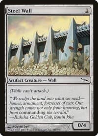Steel Wall - Mirrodin - Magic: The Gathering card