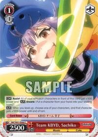 Team KBYD, Sachiko - The iDOLM@STER Cinderella Girls - Weiss Schwarz card