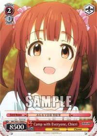 Camp with Everyone, Chieri - The iDOLM@STER Cinderella Girls - Weiss Schwarz card
