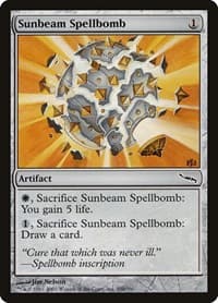 Sunbeam Spellbomb - Mirrodin - Magic: The Gathering card