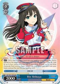 Rin Shibuya - The iDOLM@STER Cinderella Girls - Weiss Schwarz card