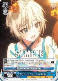 My First Star, Anastasia - The iDOLM@STER Cinderella Girls - Weiss Schwarz card