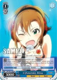 *(Asterisk), Riina - The iDOLM@STER Cinderella Girls - Weiss Schwarz card