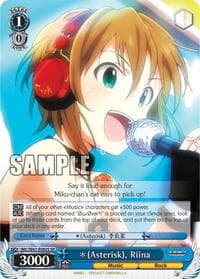 *(Asterisk), Riina (SR) - The iDOLM@STER Cinderella Girls - Weiss Schwarz card