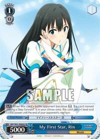 My First Star, Rin (SR) - The iDOLM@STER Cinderella Girls - Weiss Schwarz card