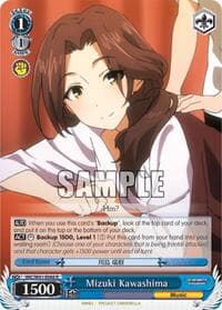 Mizuki Kawashima - The iDOLM@STER Cinderella Girls - Weiss Schwarz card