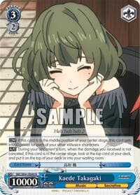 Kaede Takagaki - The iDOLM@STER Cinderella Girls - Weiss Schwarz card