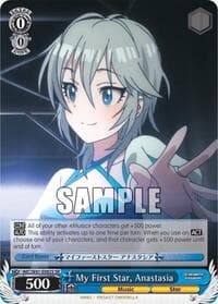 My First Star, Anastasia (SR) - The iDOLM@STER Cinderella Girls - Weiss Schwarz card