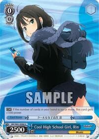Cool High School Girl, Rin - The iDOLM@STER Cinderella Girls - Weiss Schwarz card