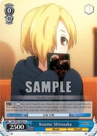 Koume Shirasaka - The iDOLM@STER Cinderella Girls - Weiss Schwarz card