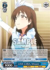 LOVE LAIKA, Minami - The iDOLM@STER Cinderella Girls - Weiss Schwarz card