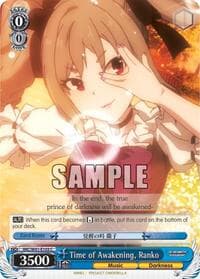 Time of Awakening, Ranko - The iDOLM@STER Cinderella Girls - Weiss Schwarz card