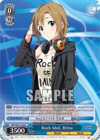 Rock Idol, Riina - The iDOLM@STER Cinderella Girls - Weiss Schwarz card