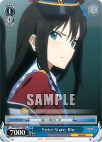 Strict Stare, Rin - The iDOLM@STER Cinderella Girls - Weiss Schwarz card