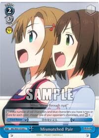Mismatched Pair - The iDOLM@STER Cinderella Girls - Weiss Schwarz card