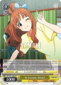 In Lesson, Kirari - The iDOLM@STER Cinderella Girls - Weiss Schwarz card