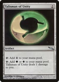 Talisman of Unity - Mirrodin - Magic: The Gathering card