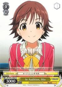 In Audition, Mio - The iDOLM@STER Cinderella Girls - Weiss Schwarz card